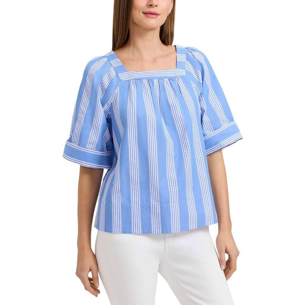 Foxcroft Womens  Violet Shirt, Blue